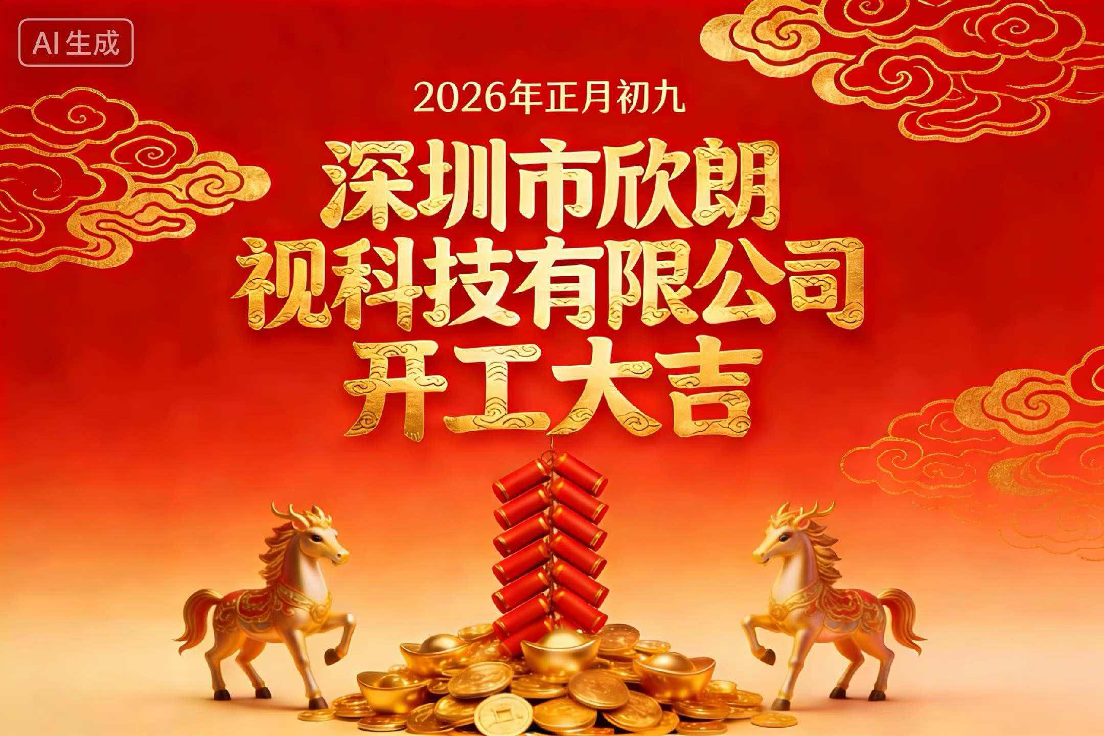 Immediate Success, Start Work with Good Fortune|Xinlangshi Technology Opens for Business on the Ninth Day of the First Lunar Month of 2026